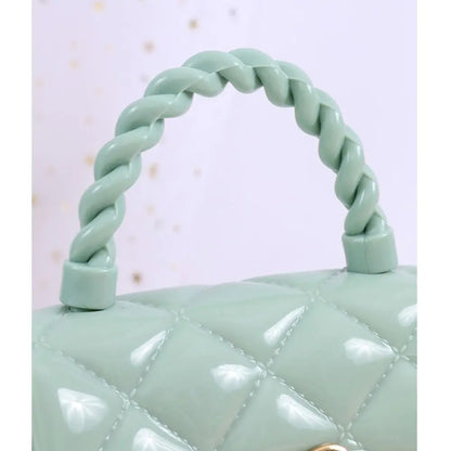Fashion Kids PU Leather Crossbody Bags Girls Heart Shoulder Bags Children Mini Coin Purses Jelly Bag Kids Handbag Gifts