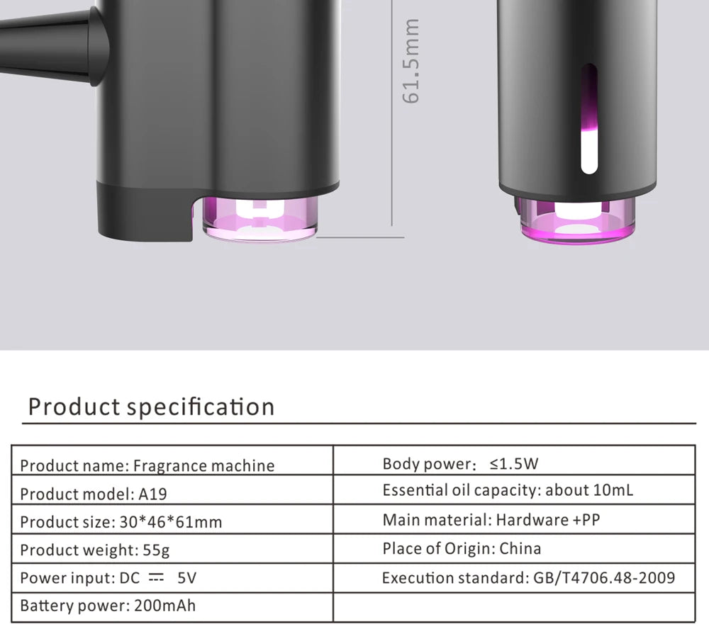 Flavoring For Cars Air Vent Outlet Odor Car Air Freshener Fragrance Spray Aroma Diffuser Essential Oils Diffuser