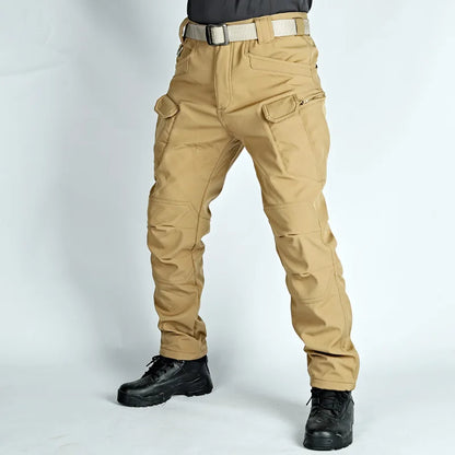 5XL 6XL Winter Waterproof Tactical Jackets Sets Men Outdoor Soft Shell Hiking Hunting Jacket Suit Fleece Cargo Pant Tracksuits