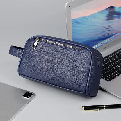 Business Men's Clutch Bag High Quality Printing Leather Handbag Phone Purse Fashion Clutches Luxury Men Birthday Gift Clutch Bag