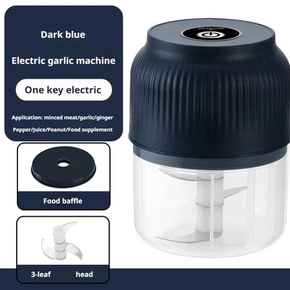 Electric Food Chopper Garlic Crusher Meat Grinder Garlic Press Vegetable Chopper Complementary Food Processor Kitchen Gadgetss