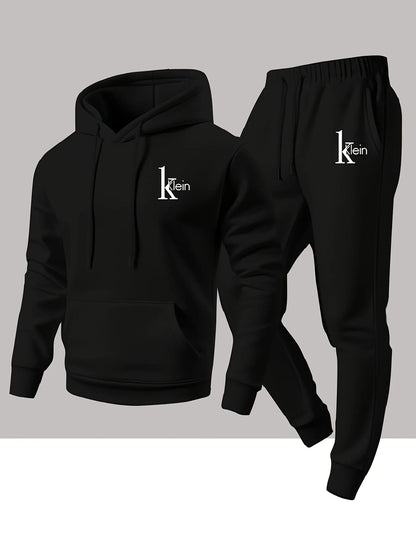 Autumn Winter Fashion Bestsellers Men Women Hooded Sweatshirts+Pants Two-piece Set Daily Outdoor Fitness Casual Warm Sportswear