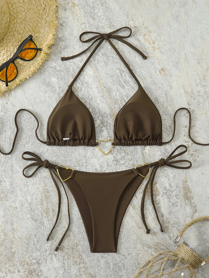 Sexy Triangle Bikini 2026 Beach Women's Swimsuit Micro Bikinis Sets Female Swimwear for Two-piece Bathing Suits Woman Beachwear