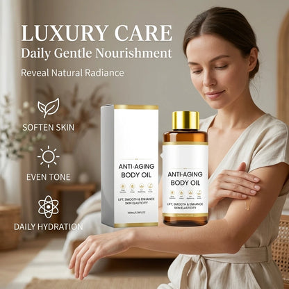 Revitalizing Body Oil Improve Dull Skin Boost Skin Elasticity Brightening Lightweight Fast Absorbing Hydrating Body Massage Oil