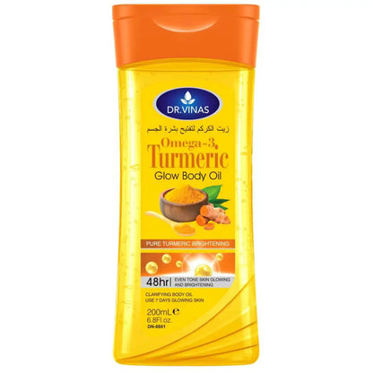 200mlBody OilTurmeric Omega-3 Glow Body Oil Body Oil Skin Care Oil