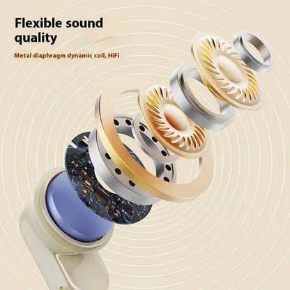 Ergonomic Comfort Wearing In-Ear Headphones Waterproof with Improved Sound Quality Ideal for Outdoor Sports and Daily Commute