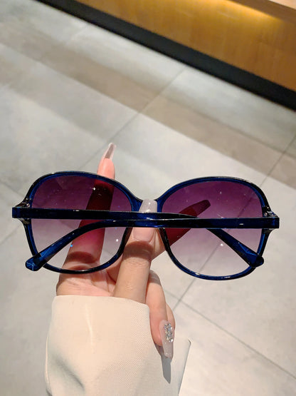 KAMMPT Trendy Blue Decoration Shades Origin Brand Driving Beach Sunglasses Fashion Square Design Sun Glasses for Women's