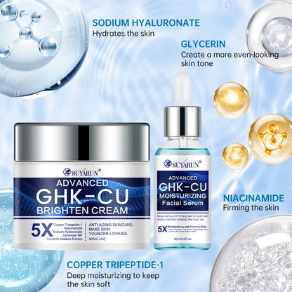 Suyarun GHK Cu Cream And Serum Anti Aging Facial Moisturizer For Women