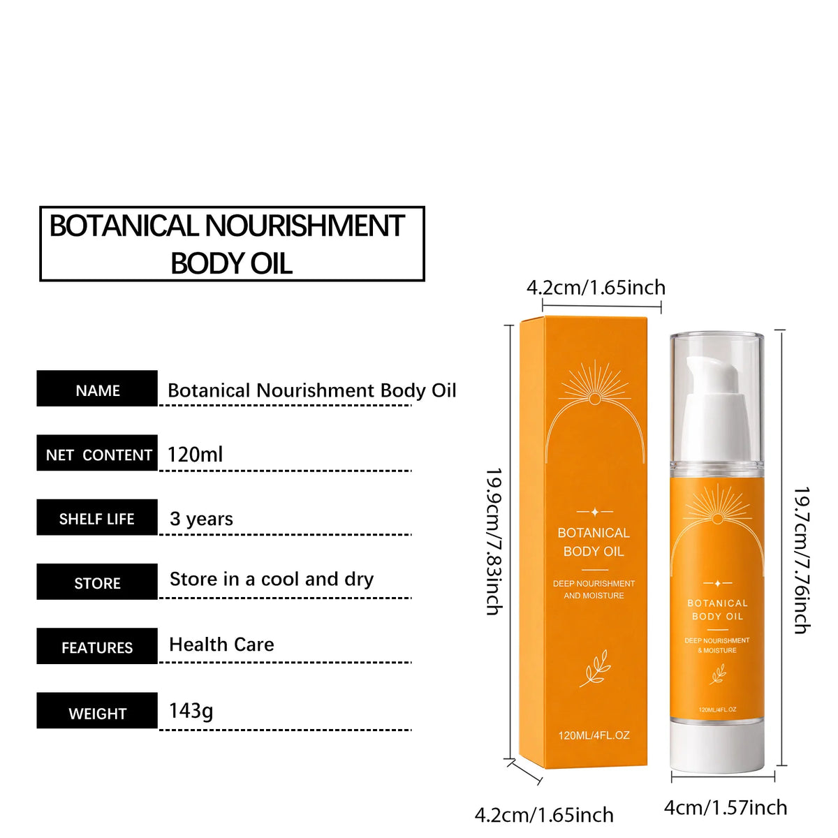 Body Moisturizing Oil Botanical Essential Improve Dry Crack Softening Moisturizing Glowing Skin Care Daily Care Body Lotion New