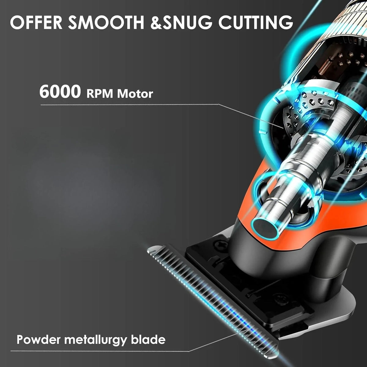 Kemei 2293 Professional Hair Beard Trimmer Men Barber Rechargeable Finish Hair Cutting Machine Zero Gapped Cordless Hair Clipper