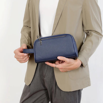 Business Men's Clutch Bag High Quality Printing Leather Handbag Phone Purse Fashion Clutches Luxury Men Birthday Gift Clutch Bag