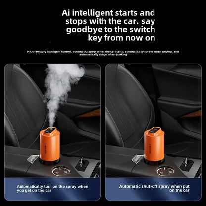 Car Humidifier 2000mAh Built-in Battery Wireless Use Antibacterial Air Purifier Aroma Essential Oil Diffuser Home High Quality