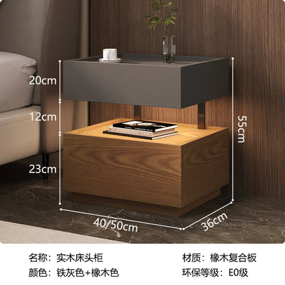 Simple European Bedside Table Classic Storage Luxury Trendy Night Table Modern Premium Comodini Camera Letto Bedroom Furnitures