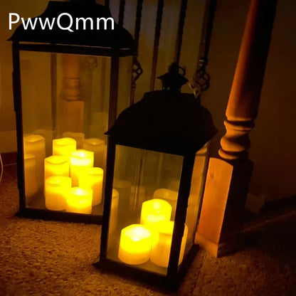 Flameless Flickering LED Candles Battery Powered For Wedding Decor