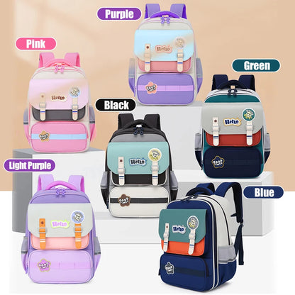 Primary school student backpack boy backpack children&