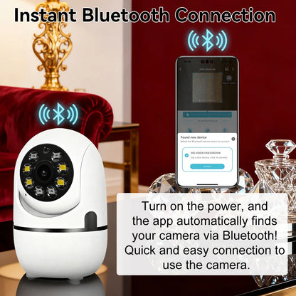 Bezsecure 5MP Wifi Camera Indoor IP Cameras For Home Security Color Night Vision Motion Detection CCTV Camera O-Kam pro APP