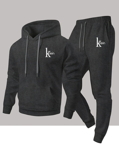 Autumn Winter Fashion Bestsellers Men Women Hooded Sweatshirts+Pants Two-piece Set Daily Outdoor Fitness Casual Warm Sportswear