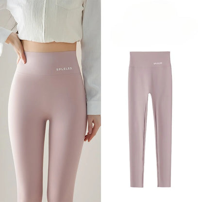 Naked Feeling Yoga Leggings Summer Thin High Waisted Hip Lifting Fitness Leggings Running Cycling Sports Pants Woman Clothing