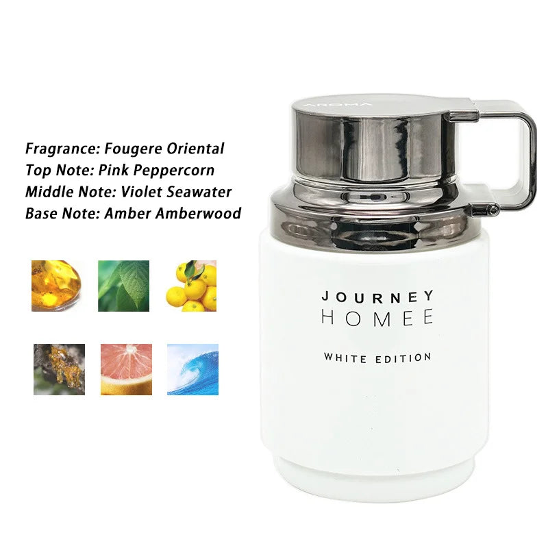 Charming Men's Cologne Fresh Citrus Lemon Wood Pheromone Fragrance Unisex Lasting Fragrance Deodorant Eau De Toilette 100ml Hot