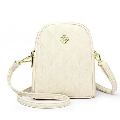 Fashion Women Shoulder Bags High Quality Leather Crossbody Bag Small Purse Simple Design Ladies Solid Color Messenger Sac A Main