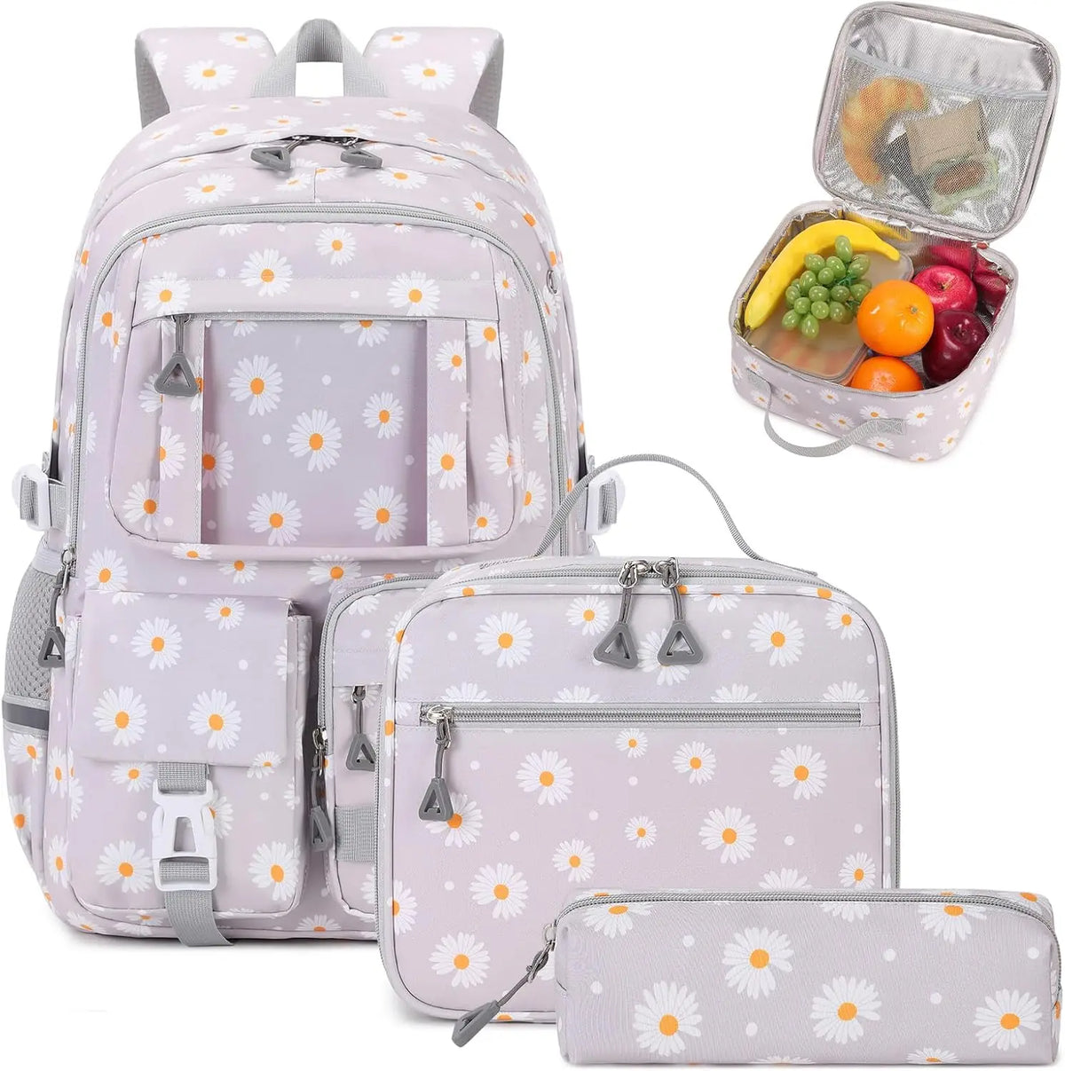 Kids Backpack for Girls - Middle School &amp; Elementary School - Kawaii Ita Backpack - Purple