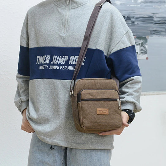 Men's Shoulder Bag Large Capacity Leisure Simplicity Lightweight Versatile Fashionable Backpack Male's Crossbody Bags