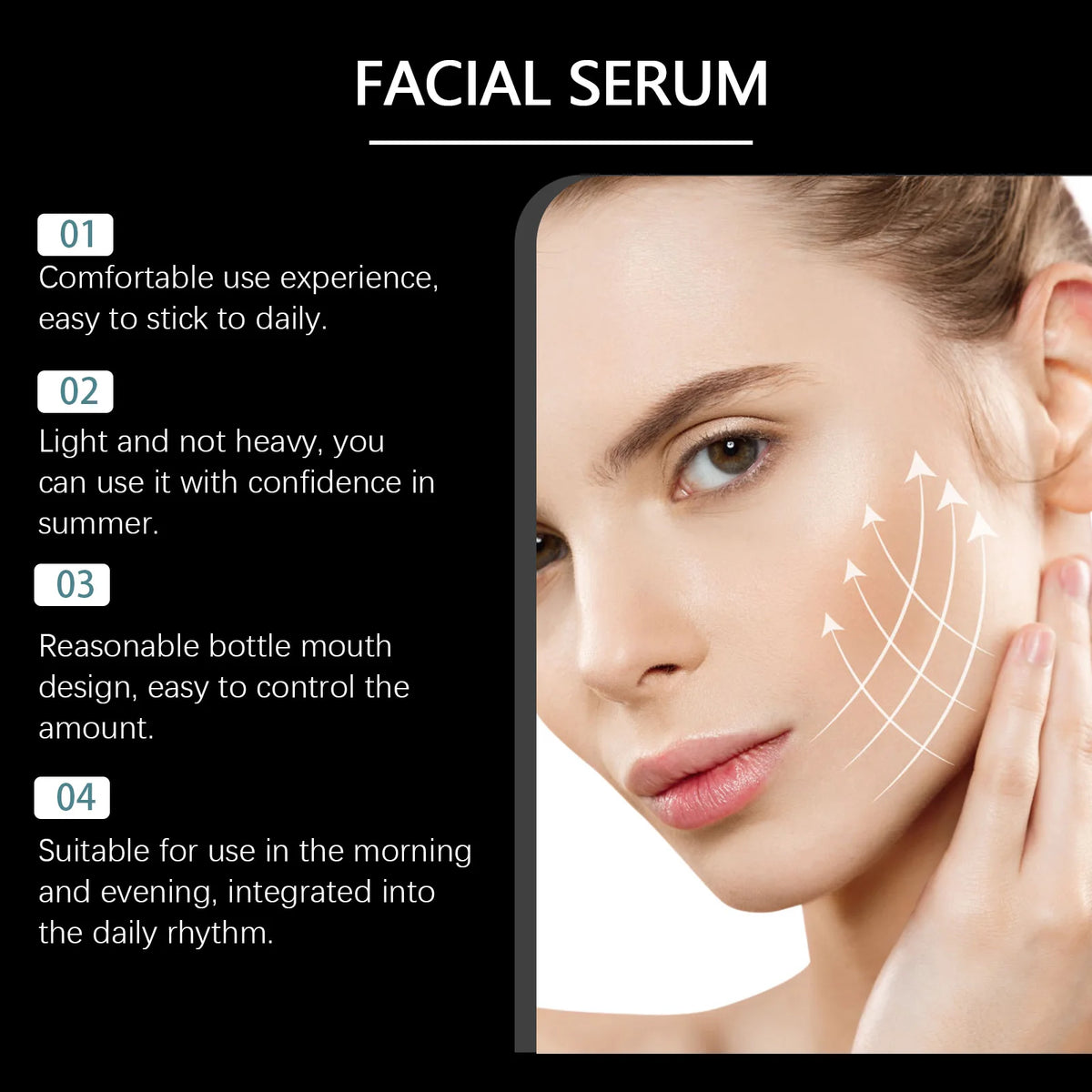 Frankincense Moisturizing Facial Essence Serum With Vitamin E For Skin