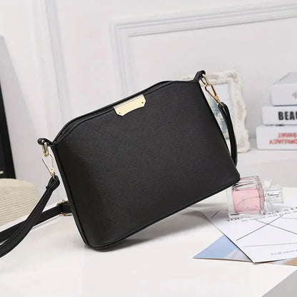 Elegant Quilted Shoulder Bag For Women,Textured PU Leather Adjusted Strap Crossbody Bags For Daily Used