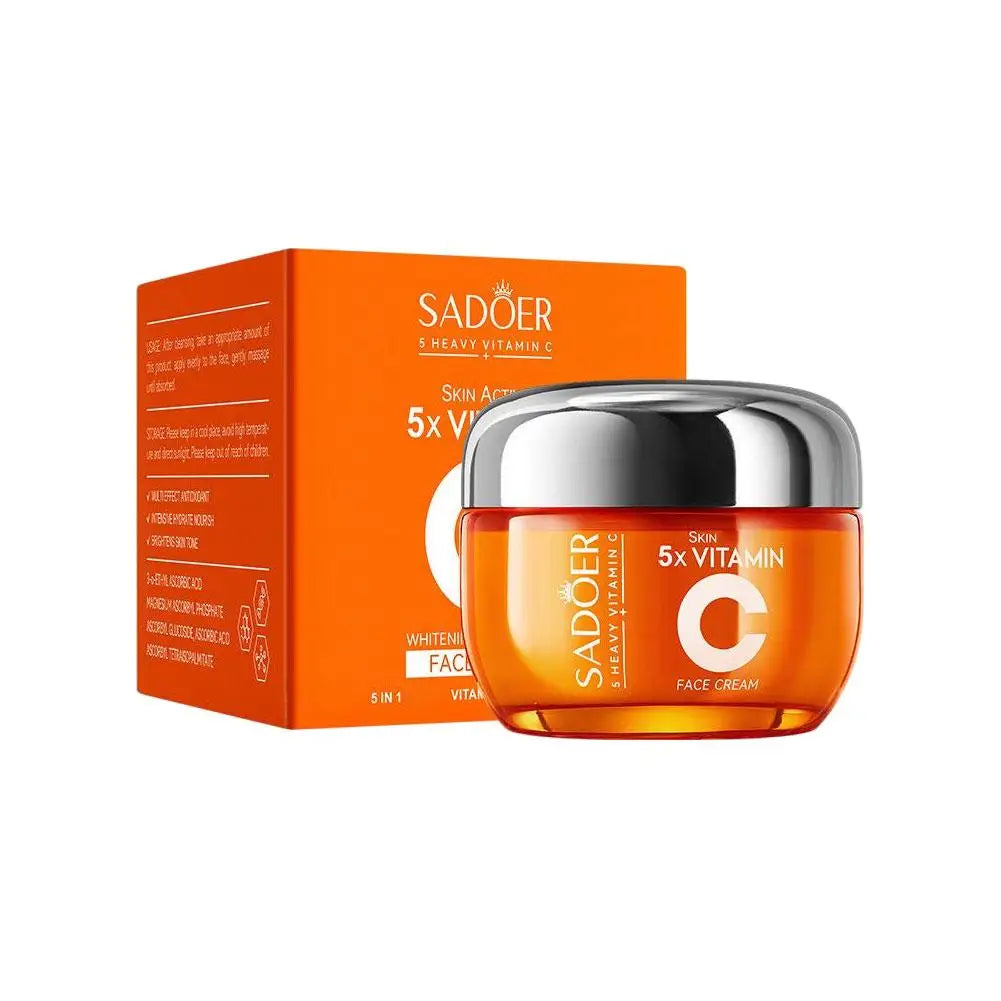 Vitamin C Firming and Brightening Korean Skincare Set with Serum and Cream