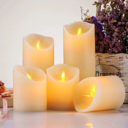 Flameless LED Candles With Remote Control And Timer