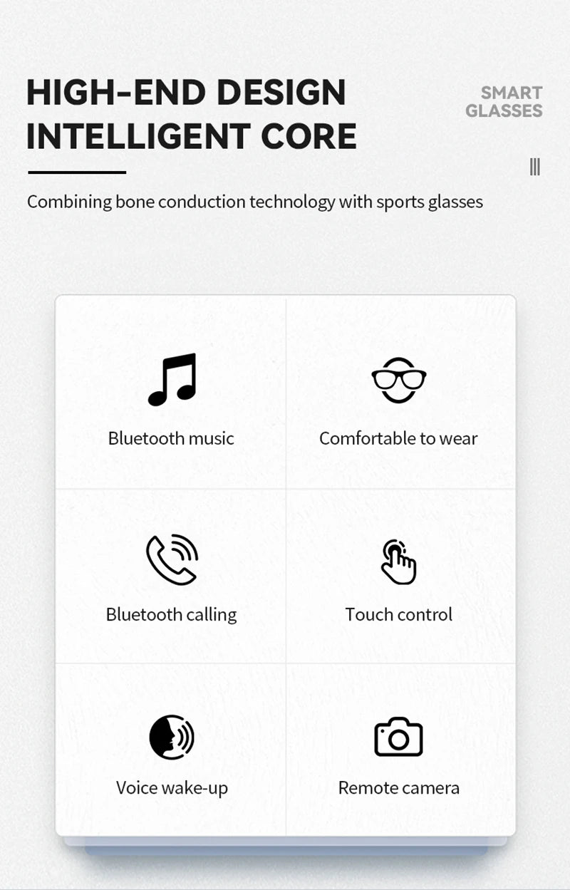 Lenovo AI Smart Glasses AI Translation HD Hands-Free Calling  AI Chat Logging Music Playback 8K Smart Sunglasses 2026 New