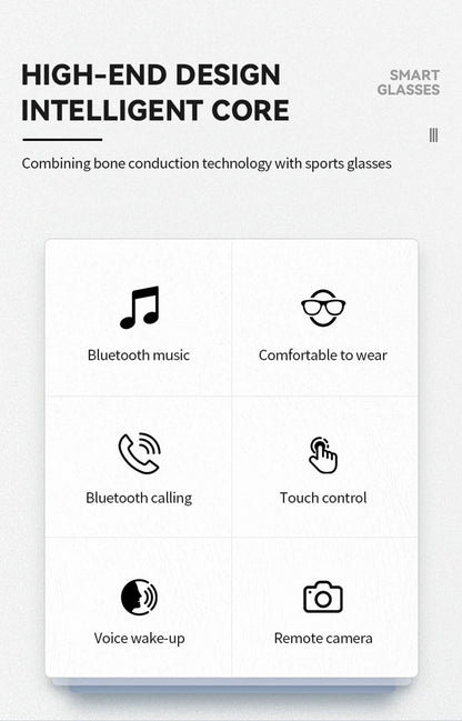 Lenovo AI Smart Glasses AI Translation HD Hands-Free Calling  AI Chat Logging Music Playback 8K Smart Sunglasses 2026 New