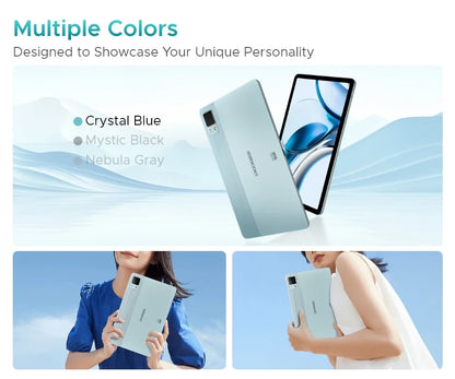 World Premiere DOOGEE T40 Tablet 11" IPS 2.5K Display 8GB 512GB Android 14 Helio G99 8580mAh 18W Charge Hi-Res Quad Speakers