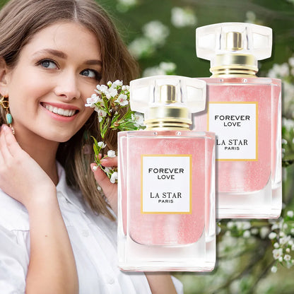 LASTAR Women's Long-lasting Perfume , Two bottles Totaling 110ml/3.72fl oz, Rose &Jasmine Fragrance,Christmas/New Year Gifts