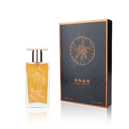 50ML Brand Perfume Musk Man Perfume Unisex Spray Long Lasting Osmanthus Flowers Light Fragrance Women Seductive Romance Gift