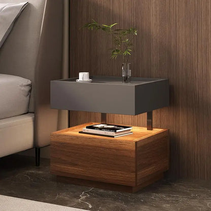 Simple European Bedside Table Classic Storage Luxury Trendy Night Table Modern Premium Comodini Camera Letto Bedroom Furnitures
