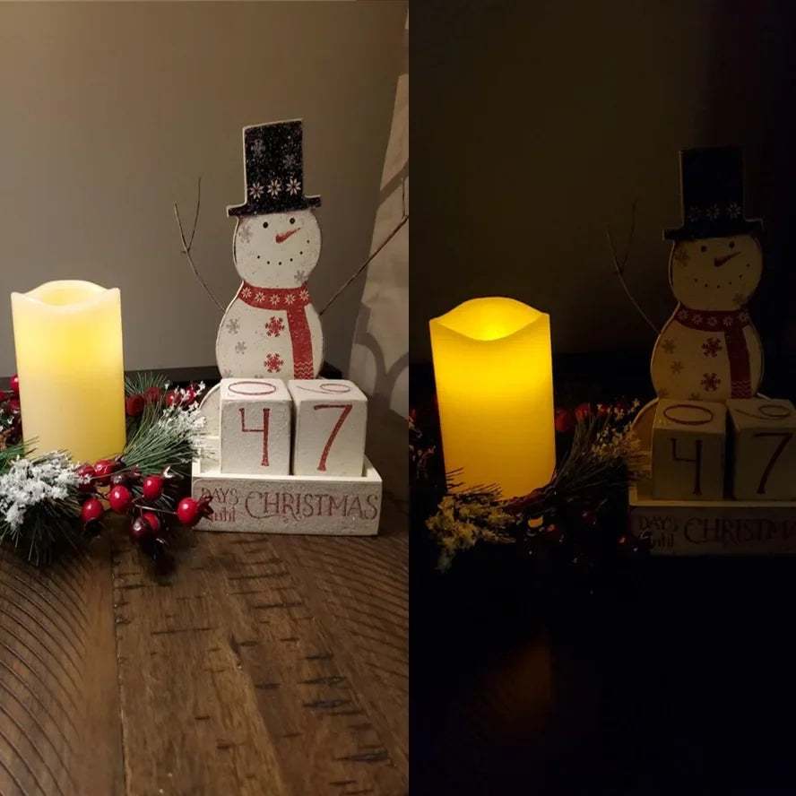 Flameless Flickering LED Candles Battery Powered For Wedding Decor