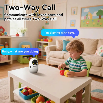 Bezsecure 5MP Wifi Camera Indoor IP Cameras For Home Security Color Night Vision Motion Detection CCTV Camera O-Kam pro APP