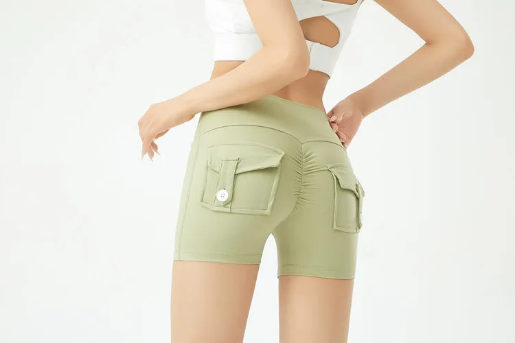 Peach Butt Fitness Shorts Women&