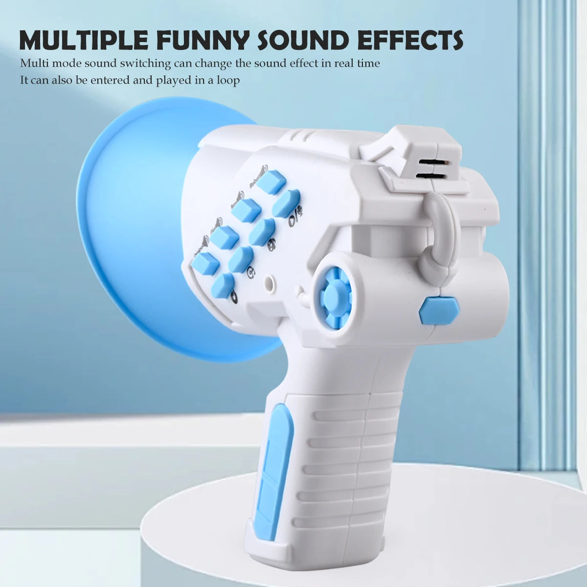 Voice Changer Amplifier, Megaphone Speaker Siren Bullhorn Toys Portable Smart Multi Voice Changers Handheld Loudspeaker