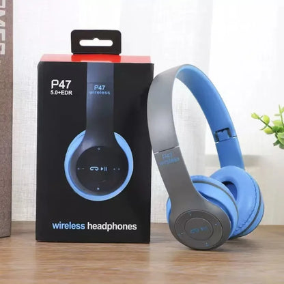 Wireless Headphone 5.3 Bluetooth-Compatible Headsets HiFi Stereo Foldable For All Smartphone with Microphone Support SD Card