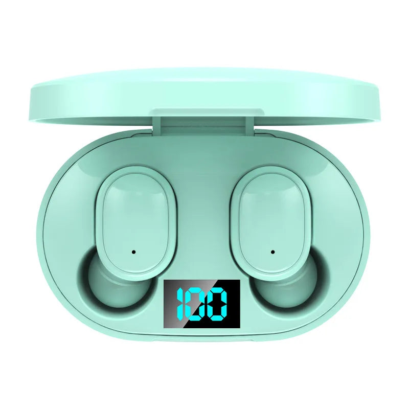 Wireless Earphones LED Digital Display Bluetooth Headset Noise Cancelling Sports Headphones Universal Phones Bluetooth Earbuds