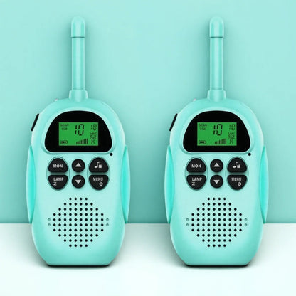 2 Pcs Walkie Talkies for Kids Toys Rechargeable Battery Walkie Talky 22 Channels 2 Way Radio 3KM Long Range for Children Gifts