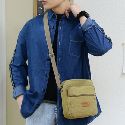 Men's Shoulder Bag Large Capacity Leisure Simplicity Lightweight Versatile Fashionable Backpack Male's Crossbody Bags