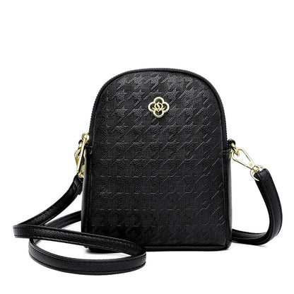 Fashion Women Shoulder Bags High Quality Leather Crossbody Bag Small Purse Simple Design Ladies Solid Color Messenger Sac A Main
