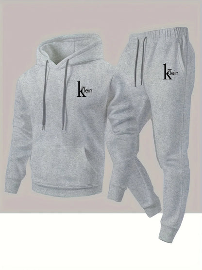 Autumn Winter Fashion Bestsellers Men Women Hooded Sweatshirts+Pants Two-piece Set Daily Outdoor Fitness Casual Warm Sportswear