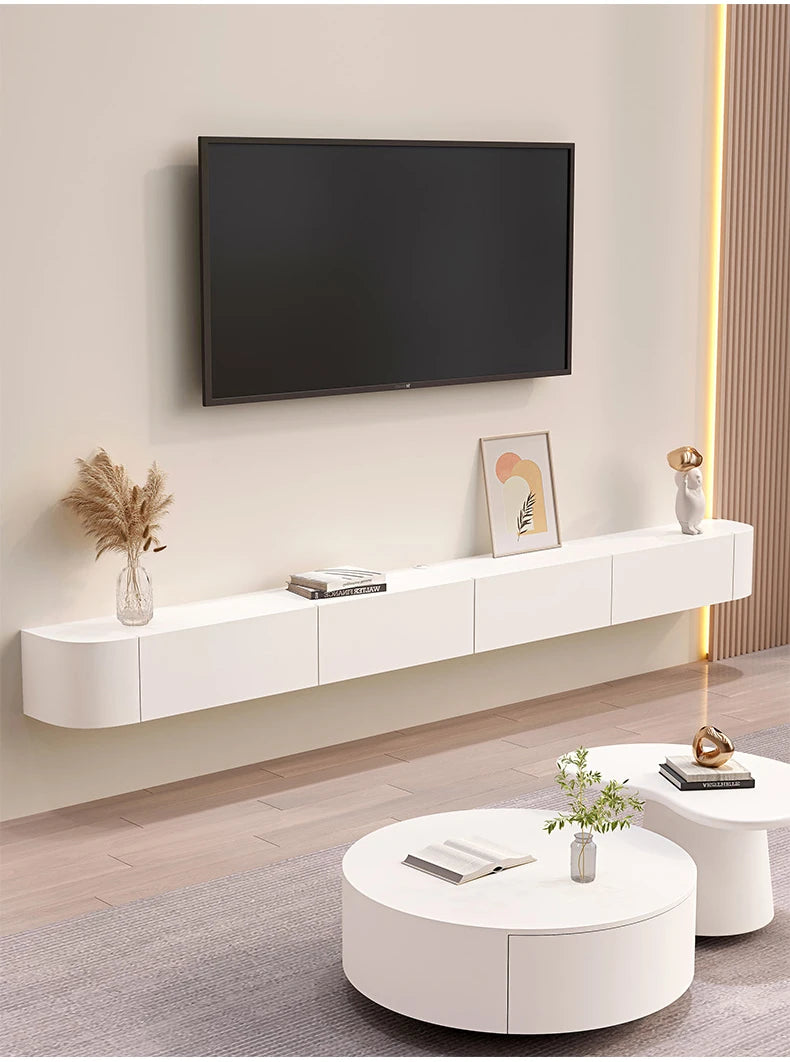 Wall Moun Rustic Tv Stands Modern Nordic Beauty Trendy Tv Stands Premium French Meuble Tv Suspendu Furniture For Living Room
