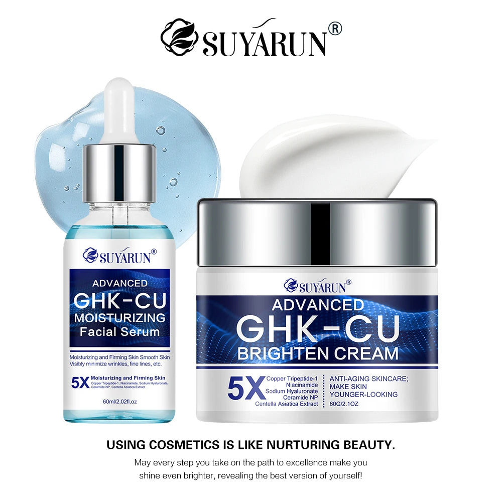 Suyarun GHK Cu Cream And Serum Anti Aging Facial Moisturizer For Women