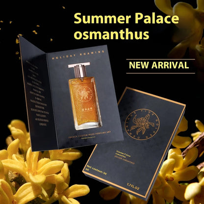 50ML Brand Perfume Musk Man Perfume Unisex Spray Long Lasting Osmanthus Flowers Light Fragrance Women Seductive Romance Gift