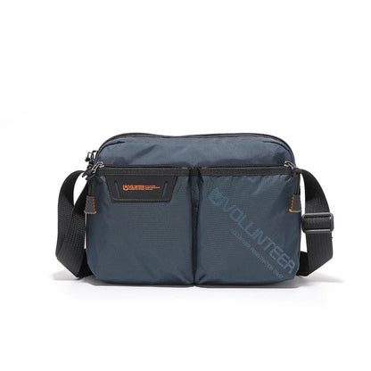VOLUNTEER Messenger Crossbody Bags for Men Oxford Side Letter Print Fashion Light Weight Protable Versatile Shoulder Bag 1802-18